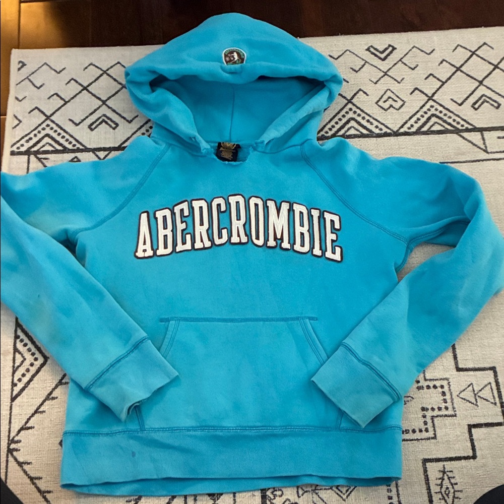 Y2K Abercrombie Blue Hoodie